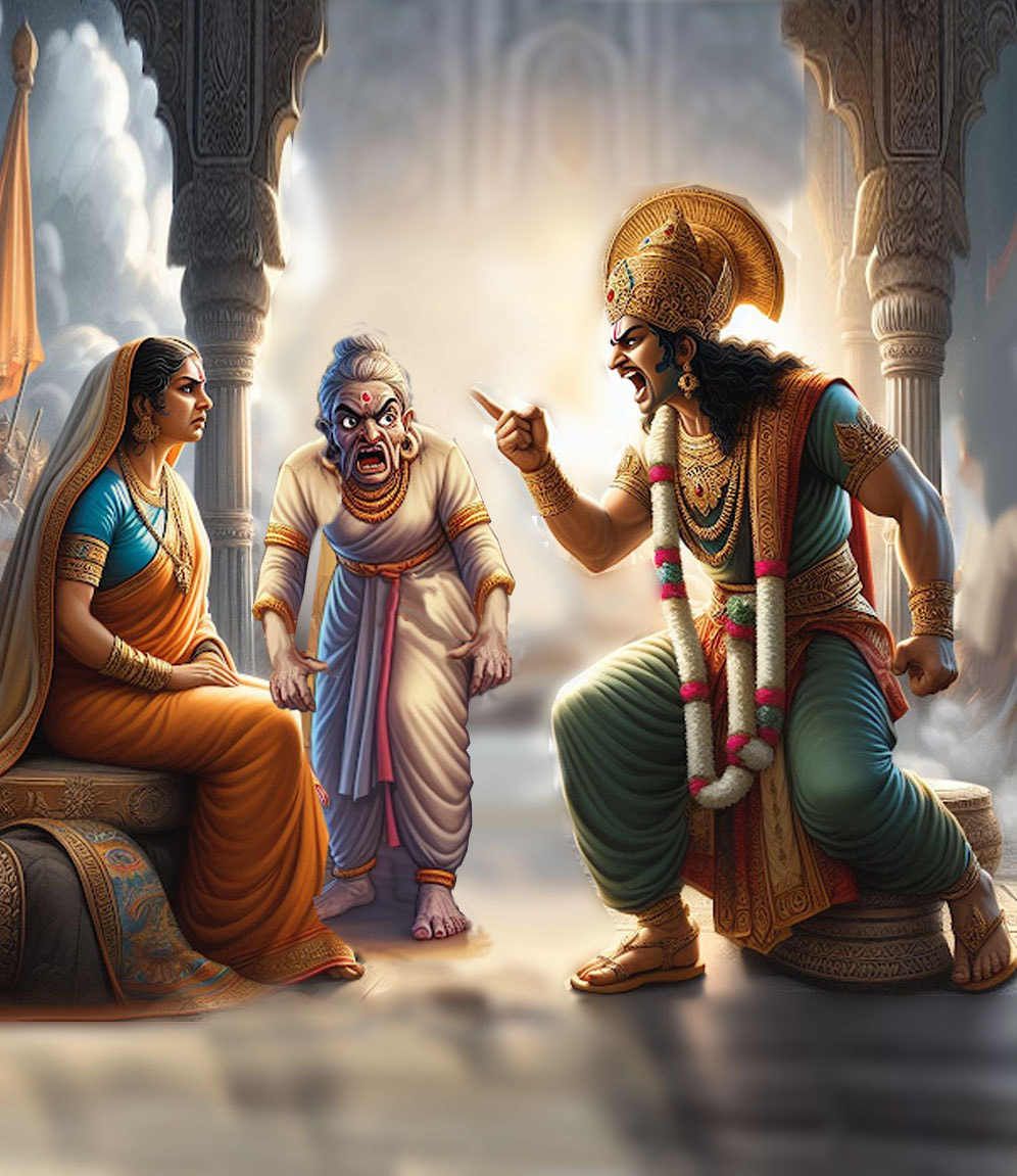 Bharat scolding Kaikeyi